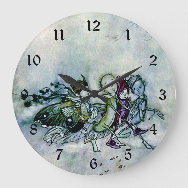 A Midsummer Night's Dream Fairies Large Clock (Front)
