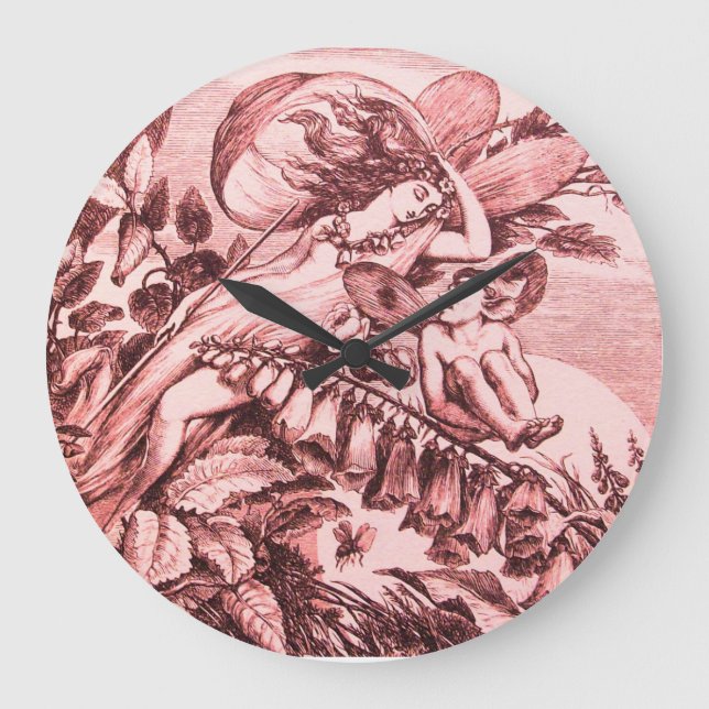 A MIDSUMMER NIGHT'S DREAM / FAIRY TITANIA LARGE CLOCK (Front)