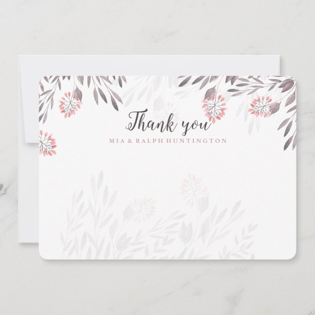 A Midsummer Night's Dream Flat Thank You Card (Front)