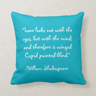 A Midsummer Nights Dream w Shakespeare Quote Cushion