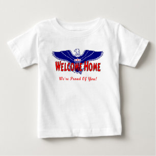 A Military Welcome Home Baby T-Shirt