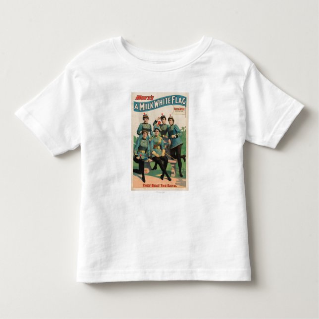 "A Milk White Flag" Woman's Marching Band Toddler T-Shirt (Front)