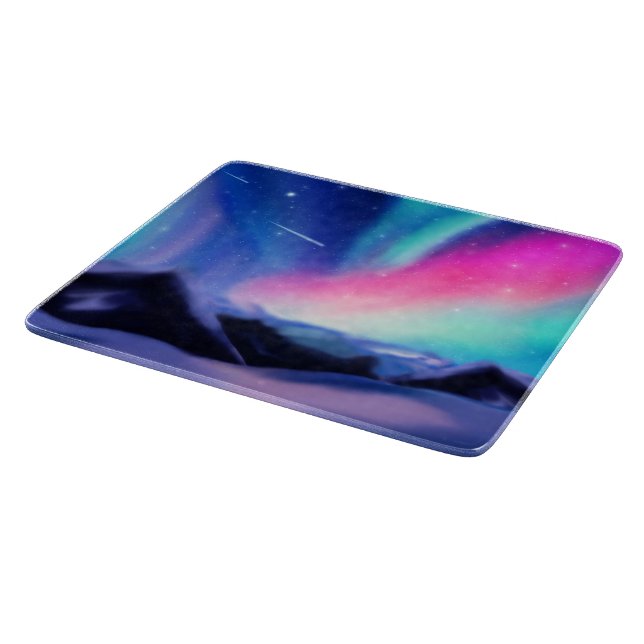 A Million Aurora Dreams Cutting Board (Corner)