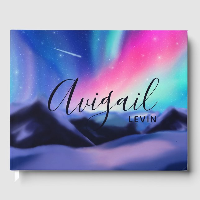 A Million Aurora Dreams Guest Book (Front)
