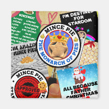 A Mince Pie Montage under the Magnifying Glass