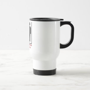A mind is a terrible thing to waste! travel mug