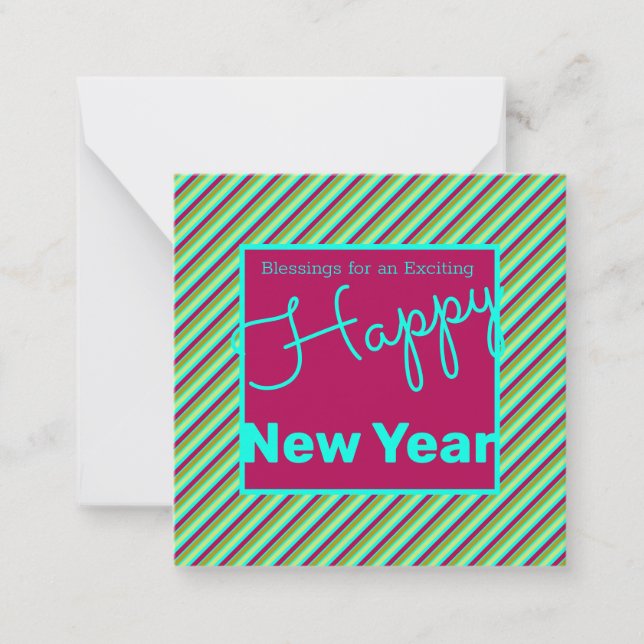 A Mini Christmas Paper Note Card (Front)