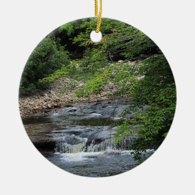 A Miniature Waterfall Ceramic Tree Decoration (Front)