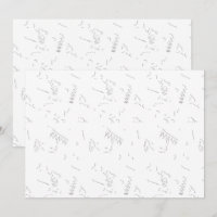 A minimalist white line art sketch depicts a simpl