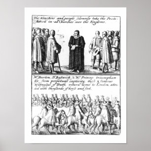 A Minister Taking the Protestation Poster