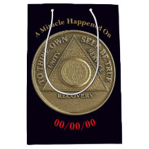A Miracle Happened On CUSTOM DATE Sober Blank Coin