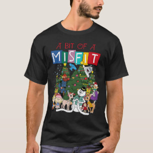 A Misfit Island Christmas Rudolph The Red Nosed Re T-Shirt