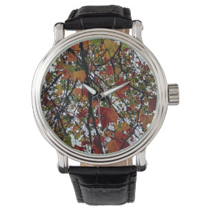 A mix of leaves watch