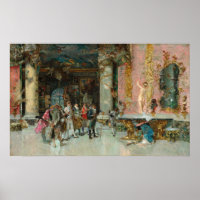 A Model - Mariano Fortuny Marsal Fine Art Poster