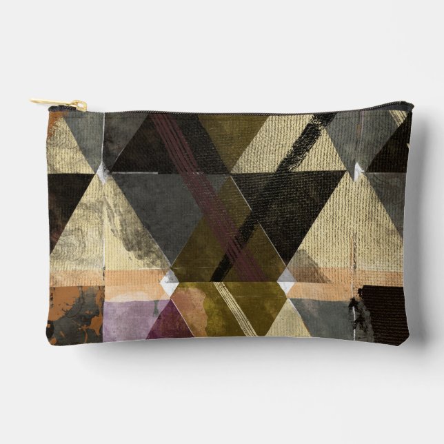 A modern abstract design  accessory pouch (Front)