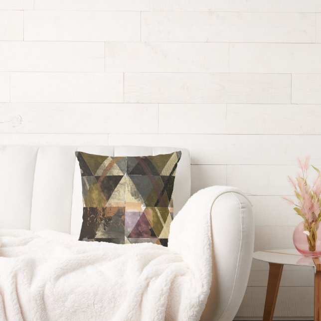 A modern abstract design cushion (Couch)