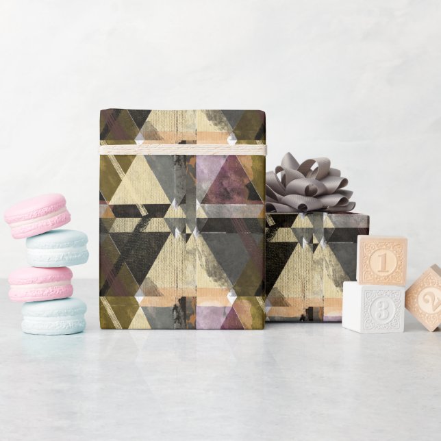 A modern abstract design wrapping paper (Baby Shower)