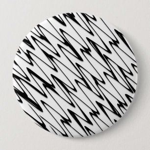 A Modern Abstract Energetic Line Art 10 Cm Round Badge