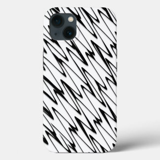 A Modern Abstract Energetic Line Art iPhone 13 Case