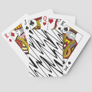 A Modern Abstract Energetic Line Art  Playing Cards