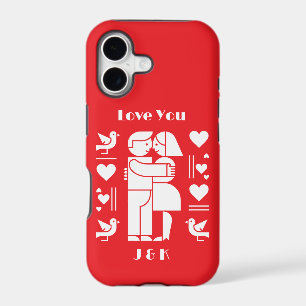 A modern Bauhaus personalised Valentine’s Day