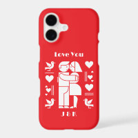 A modern Bauhaus personalized Valentine’s Day