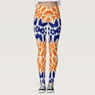 A modern colourful "Ratti_Creative_Arts" Leggings 
