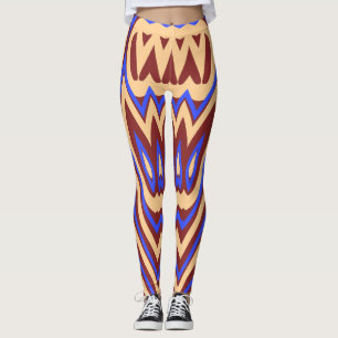 A modern colourful "Ratti_Creative_Arts"  Leggings