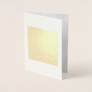 A modern design featuring a sleek combination of w foil card
