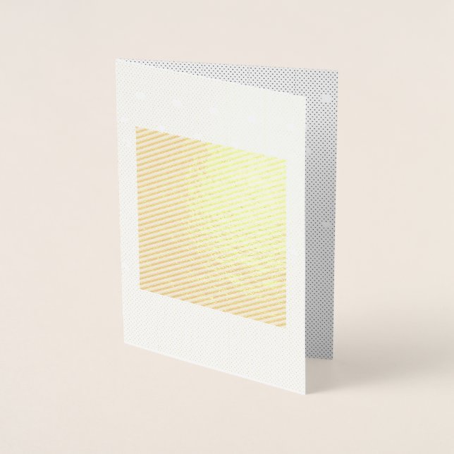 A modern design featuring a sleek combination of w foil card (Front)