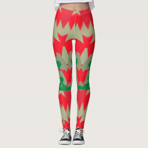 A modern multicolor seamless "Ratti_Creative_Arts" Leggings