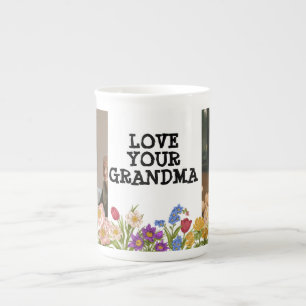 A Modern Photo Collage Mug for Grandma