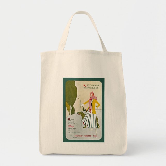 A Modern Shepherdess Tote Bag (Front)