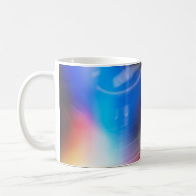 A modern turntable to play music on audio disc. Hi Coffee Mug (Left)