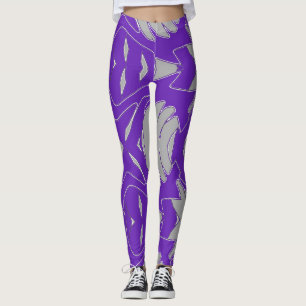 A modern vibrant "Ratti_Creative_Arts" Leggings