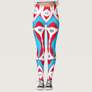 A modern vibrant "Ratti_Creative_Arts" Leggings