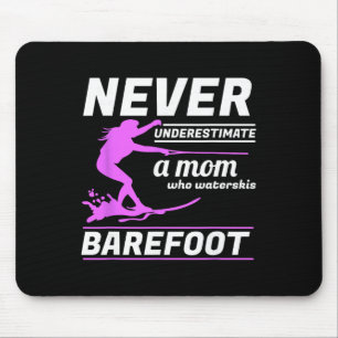 A Mom Who Waterskis Refoot Water Skiing Ski Rope  Mouse Pad