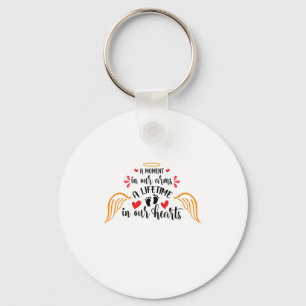 A moment in our arms a lifetime in our hearts blac key ring