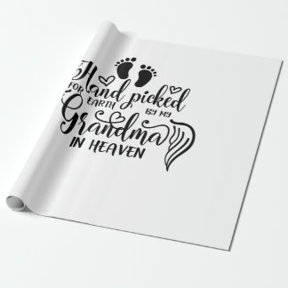 A moment in our arms a lifetime in our hearts wrapping paper