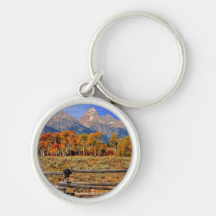 A Moment in Wyoming in Autumn Key Ring