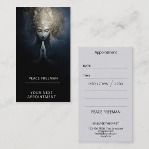 A Moment of Grace Meditation Art Business Card