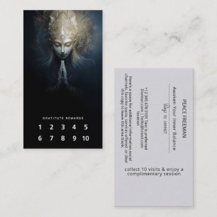 A Moment of Grace Meditation Art Business Card