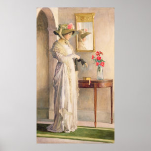 A Moment's Reflection, 1909 Poster