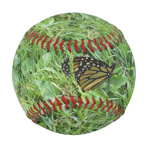 A Monarch Butterfly Baseball