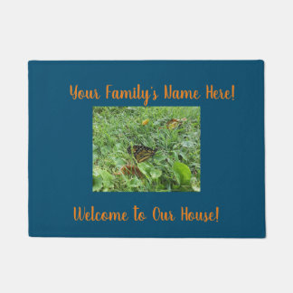 A Monarch Butterfly Doormat
