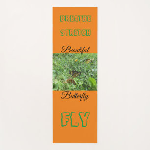 A Monarch Butterfly Yoga Mat