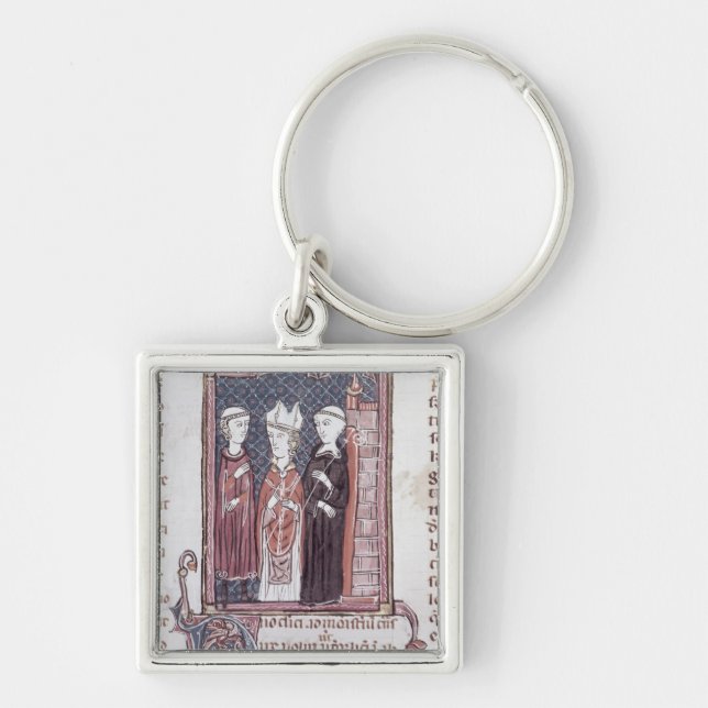A Monk, a Bishop and an Abbot Key Ring (Front)