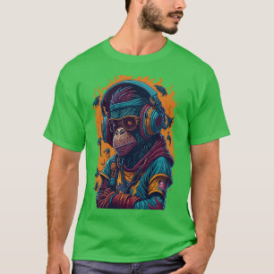 A Monkey Rapper retro T-Shirt