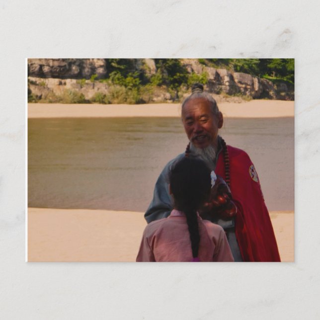 A Monk's Advice Postcard (Front)