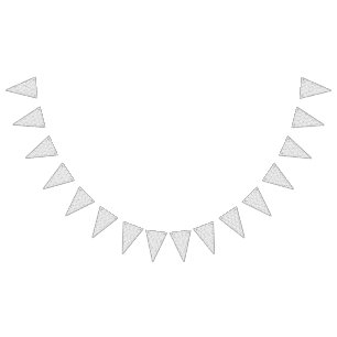 A monochromatic design showcasing a multitude of f bunting